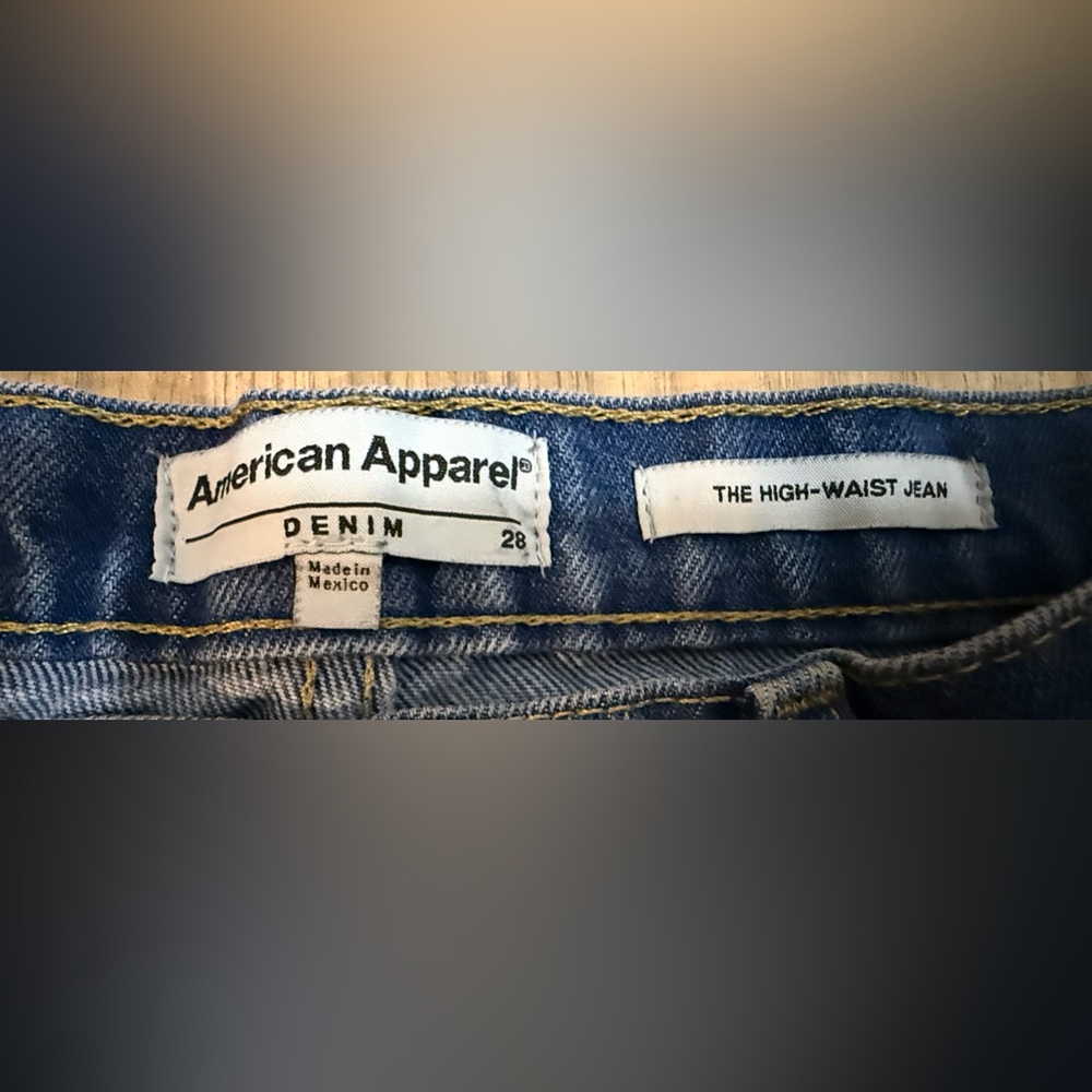 American Apparel women’s Denim Jeans in Blue